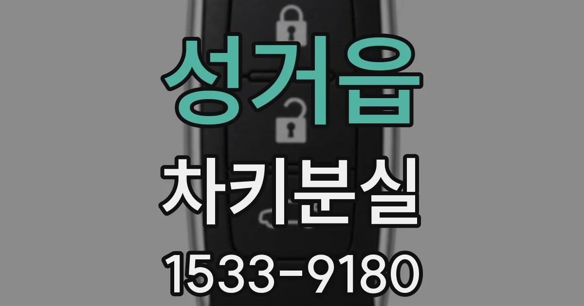 성거읍 차키분실