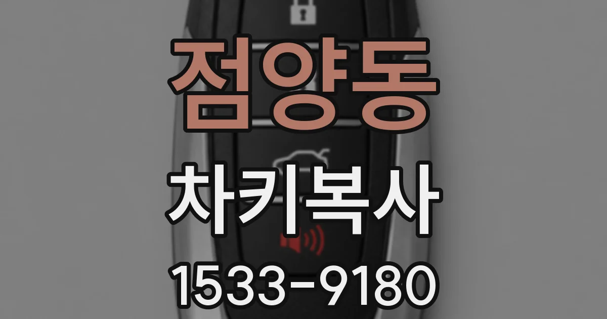 점양동 차키복사