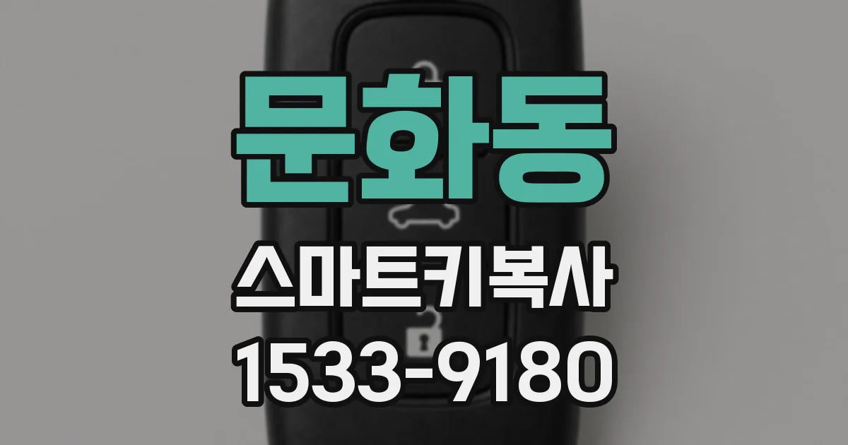 문화동 스마트키복사