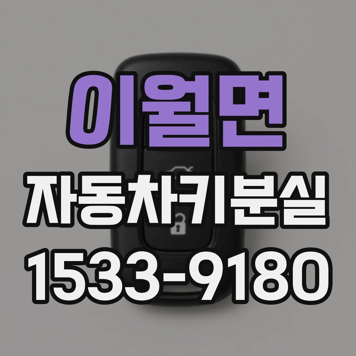 이월면 자동차키분실