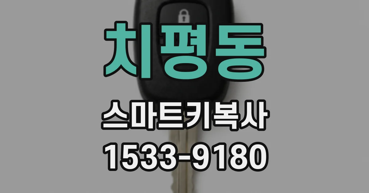 치평동 스마트키복사