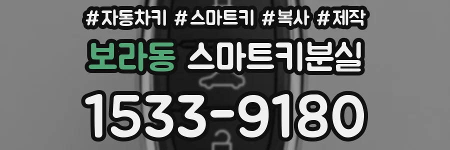 보라동 스마트키분실