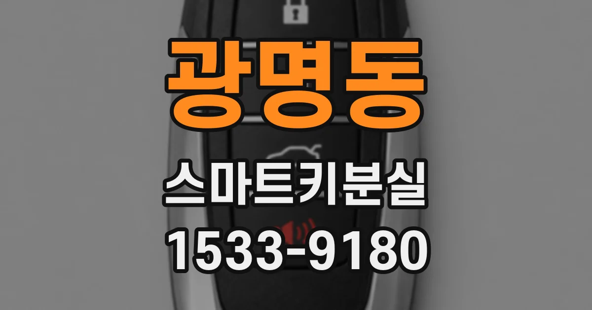 광명동 스마트키분실