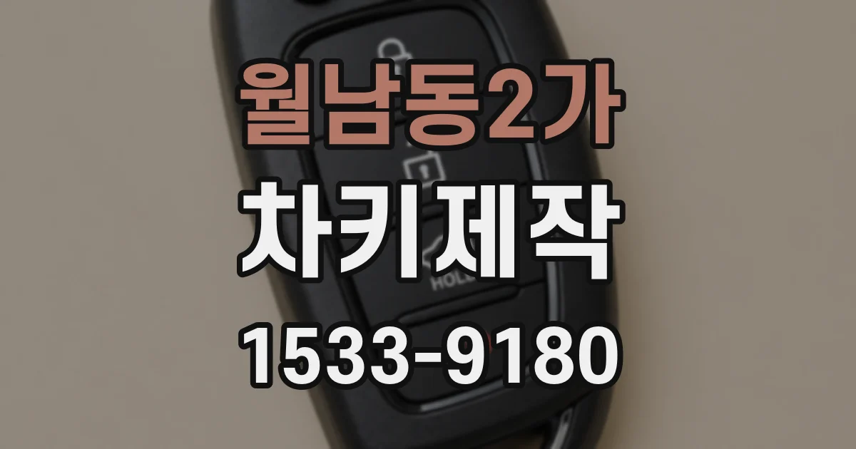 월남동2가 차키제작