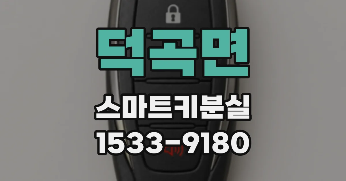 덕곡면 스마트키분실