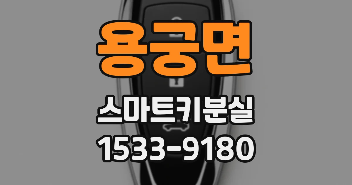 용궁면 스마트키분실