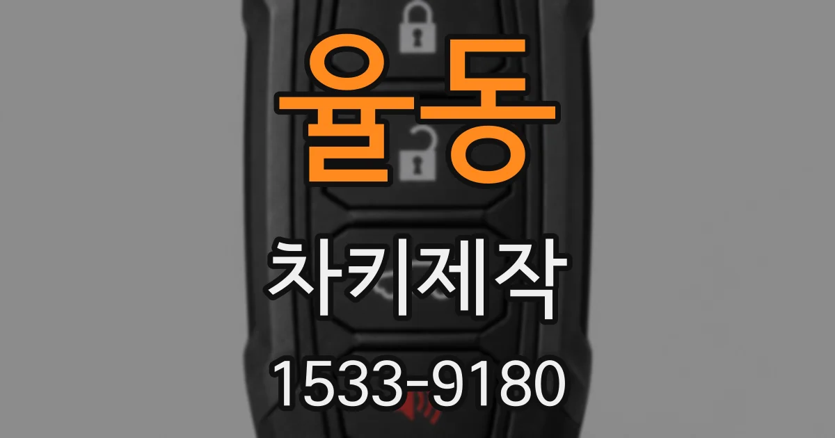 율동 차키제작