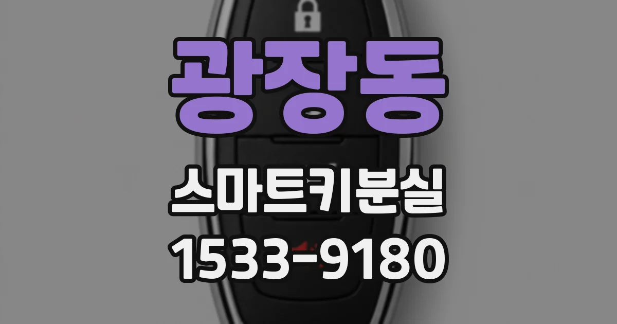 광장동 스마트키분실