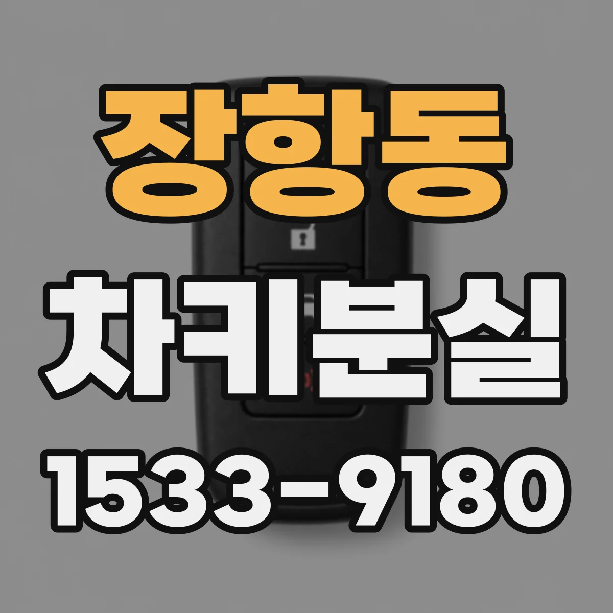 장항동 차키분실