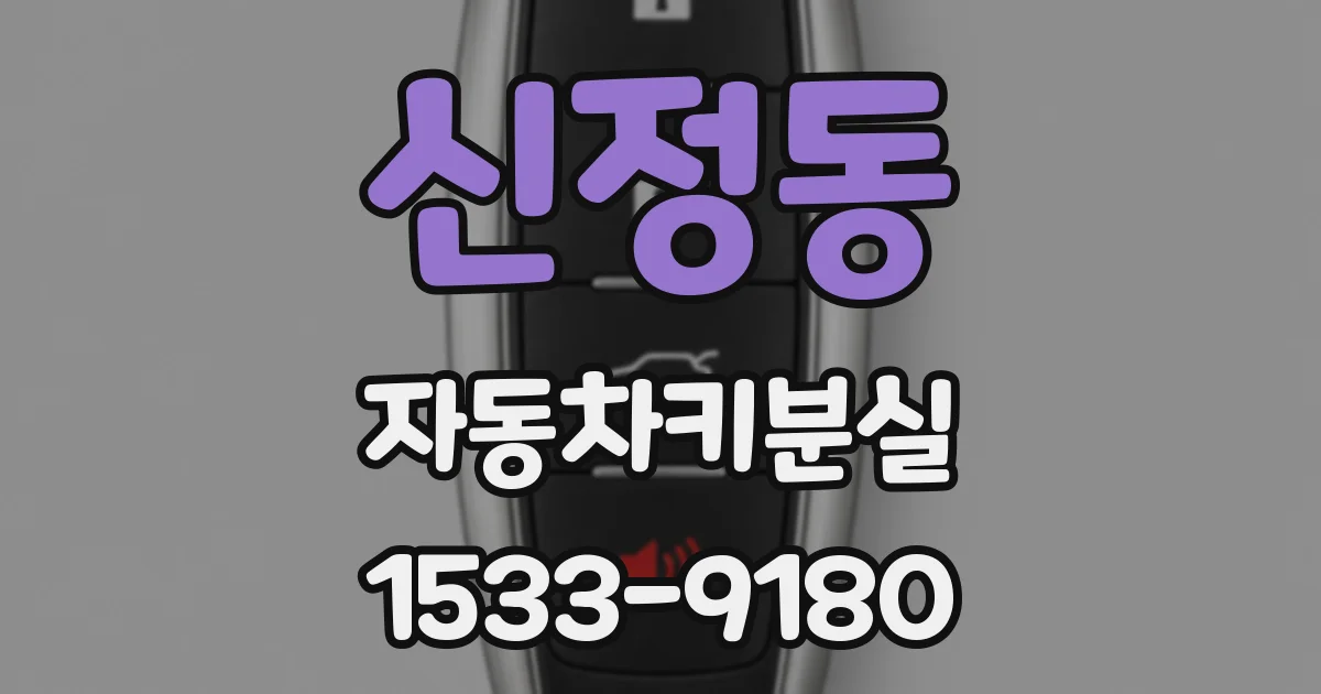 신정동 자동차키분실