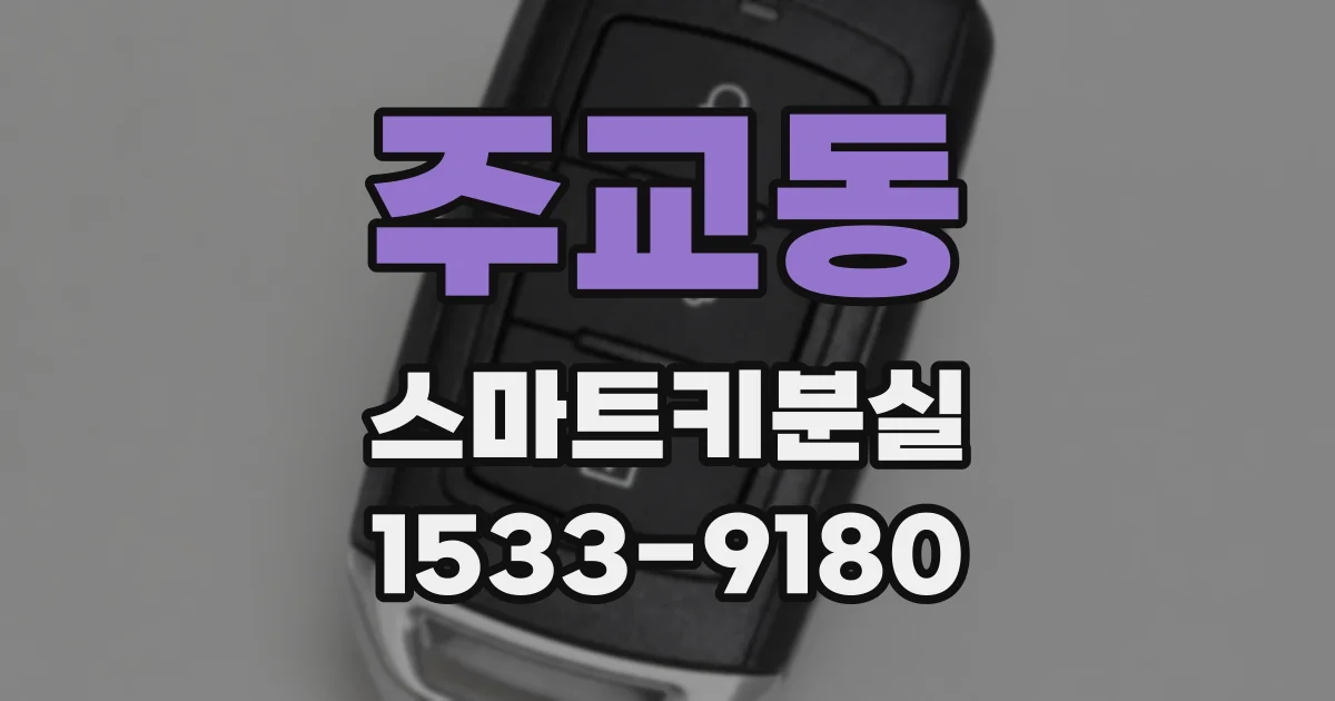 주교동 스마트키분실
