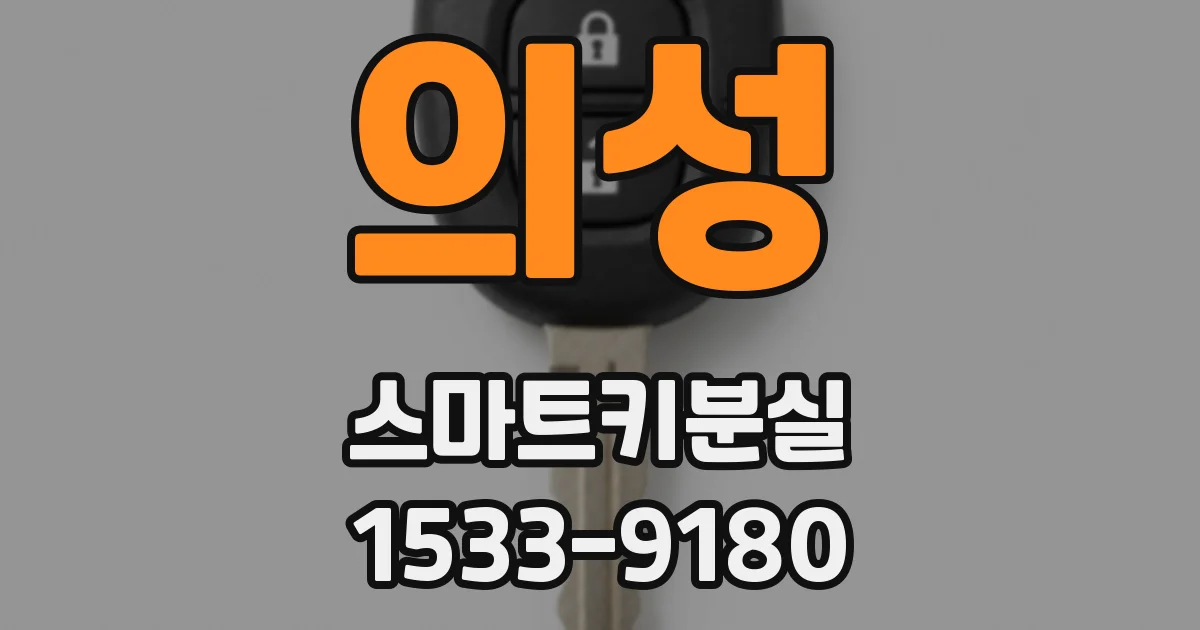 의성 스마트키분실