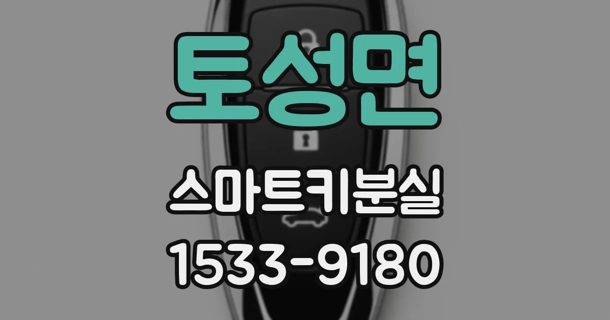 토성면 스마트키분실