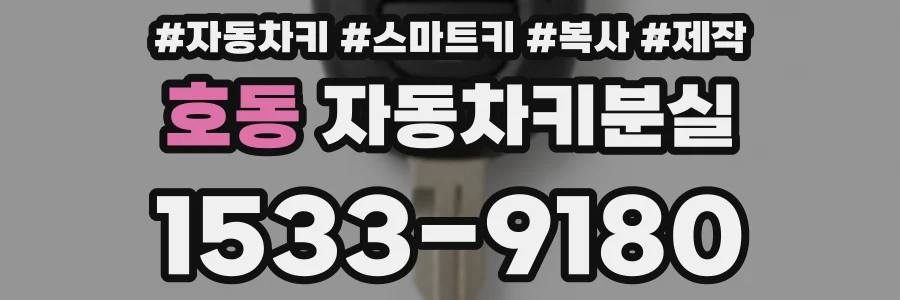 호동 자동차키분실