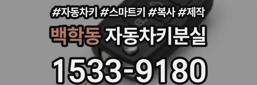 백학동 자동차키분실