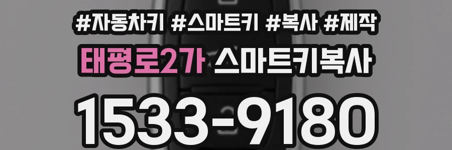 태평로2가 스마트키복사