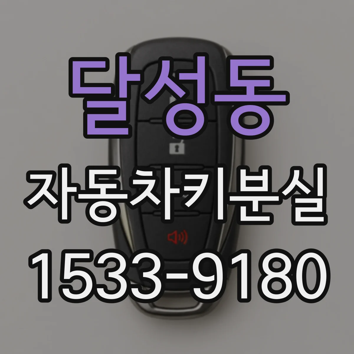 달성동 자동차키분실