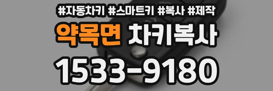 약목면 차키복사
