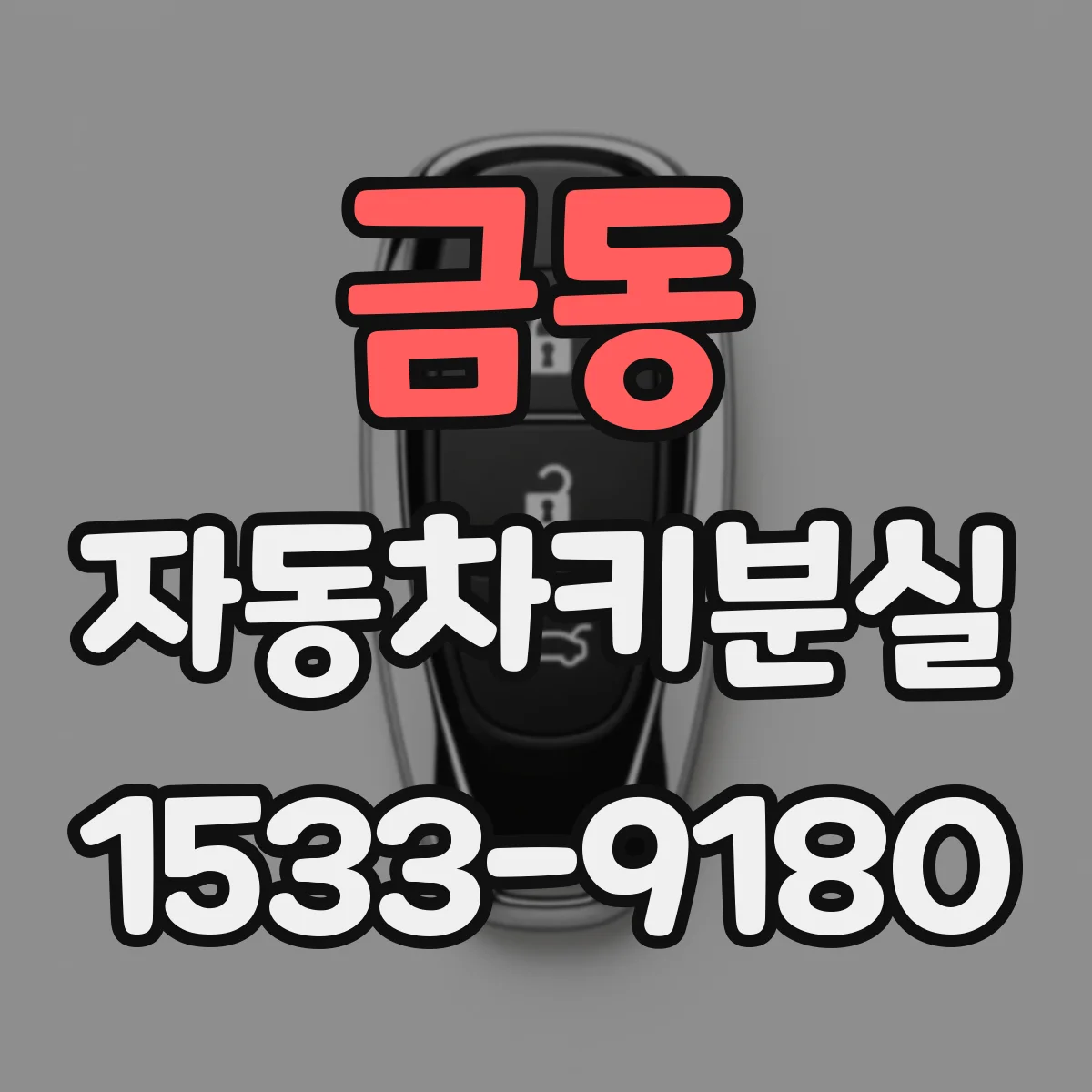 금동 자동차키분실