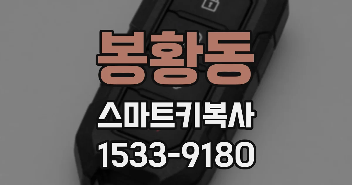 봉황동 스마트키복사