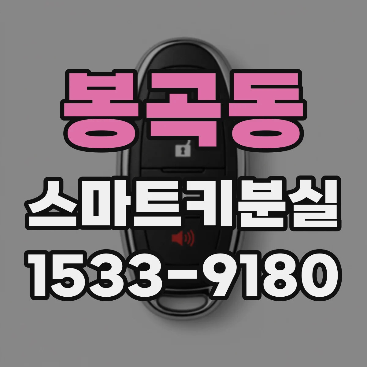 봉곡동 스마트키분실