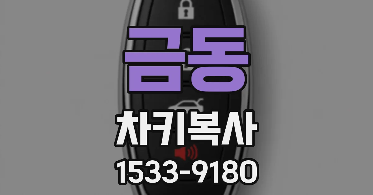 금동 차키복사