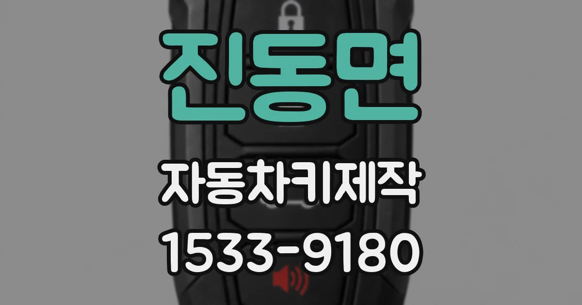 진동면 자동차키제작