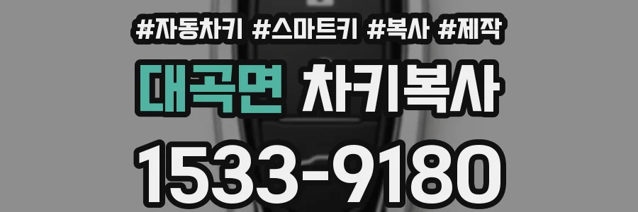 대곡면 차키복사