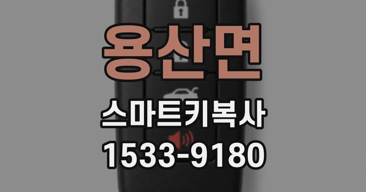 용산면 스마트키복사