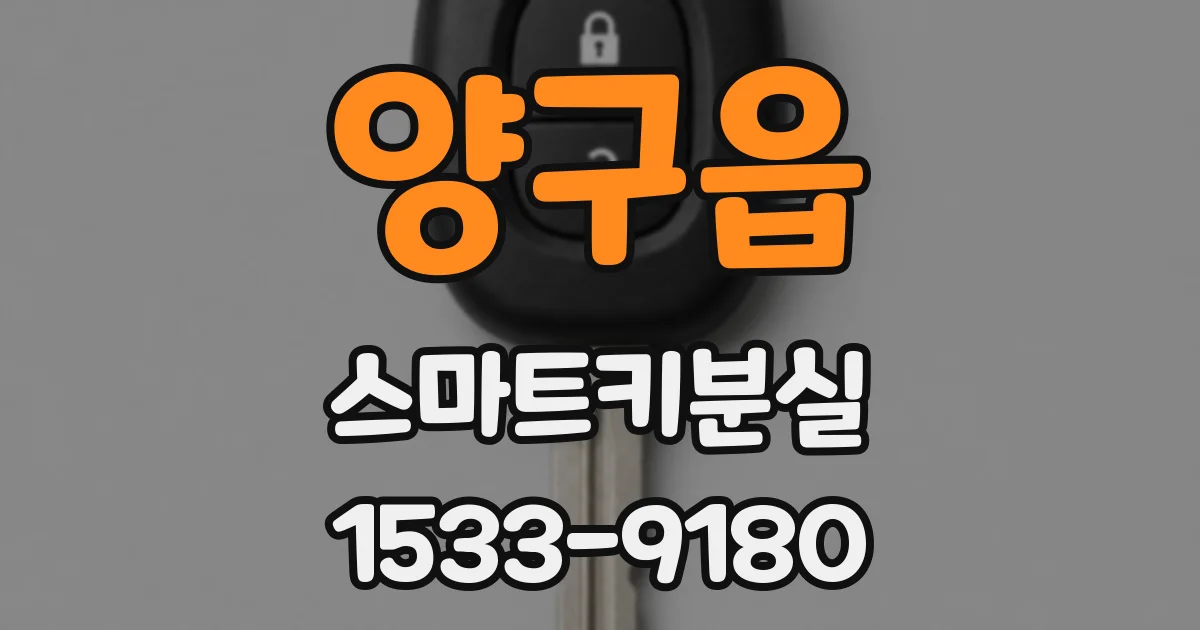 양구읍 스마트키분실