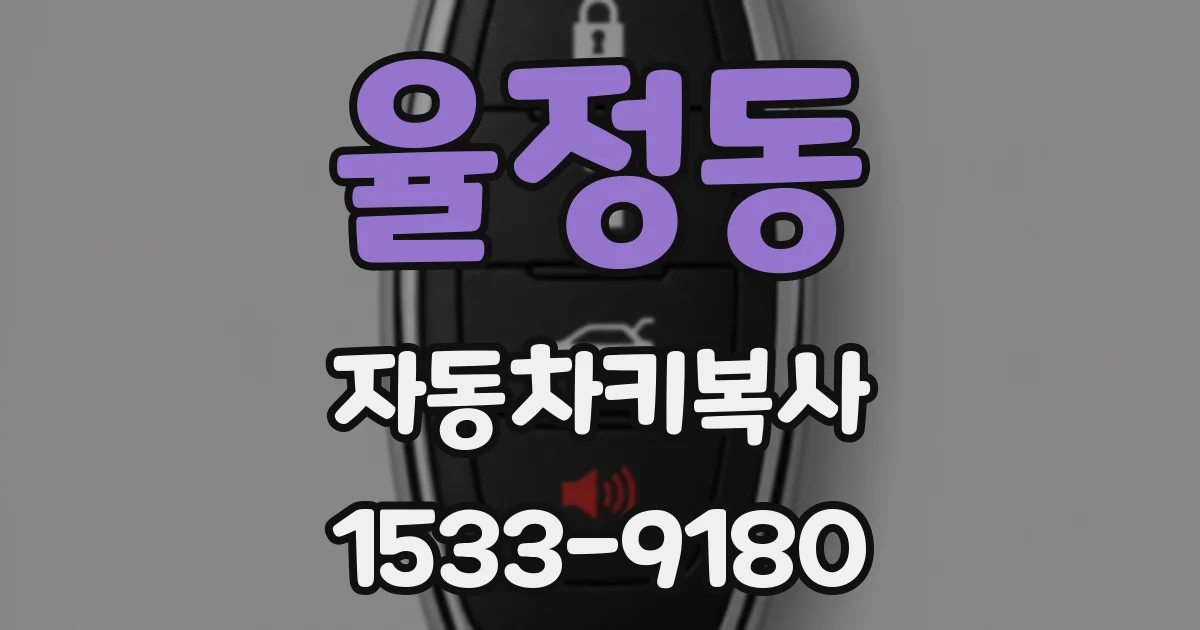 율정동 자동차키복사