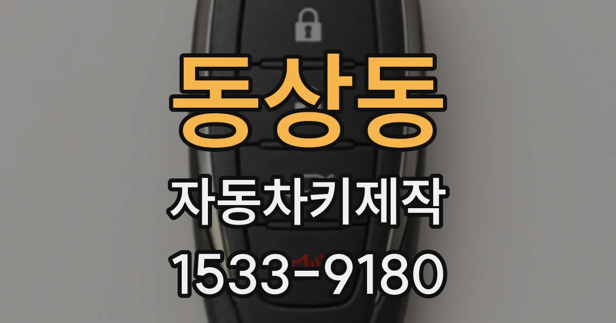 동상동 자동차키제작