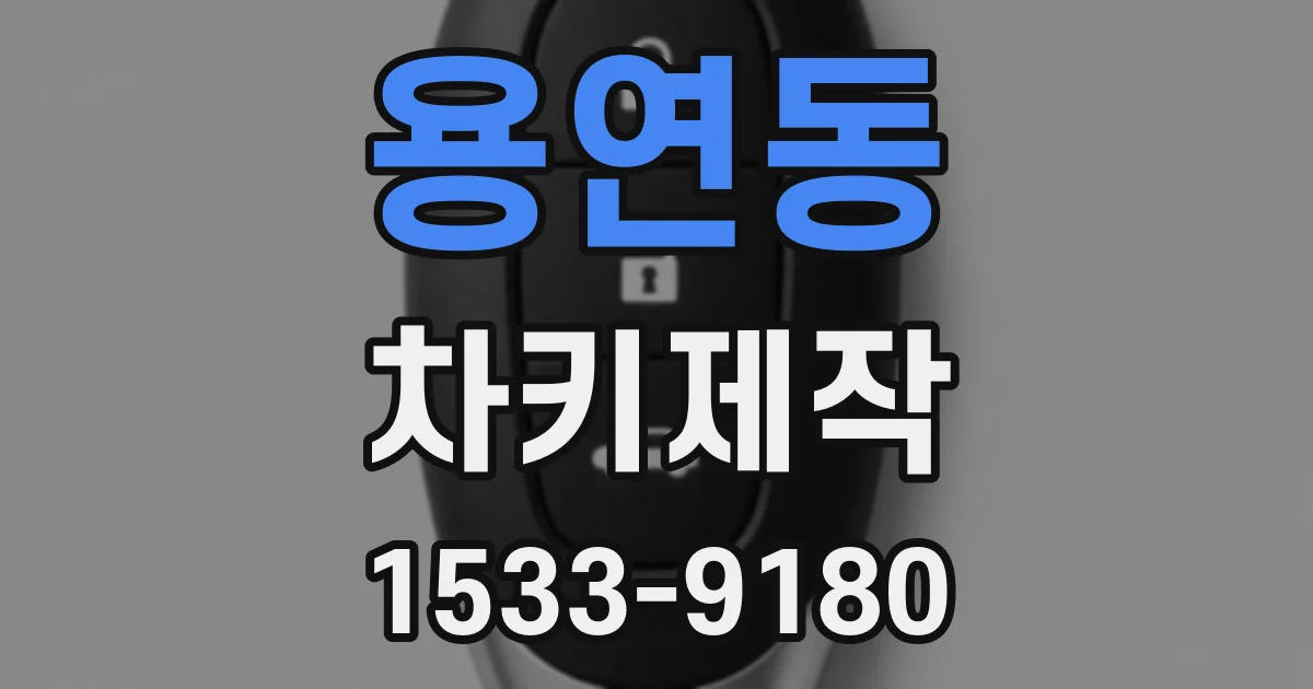 용연동 차키제작