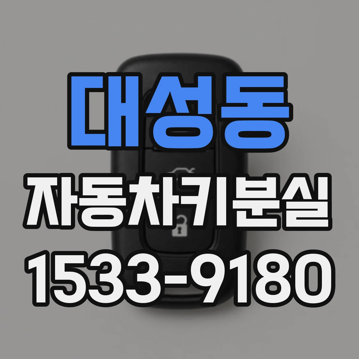 대성동 자동차키분실