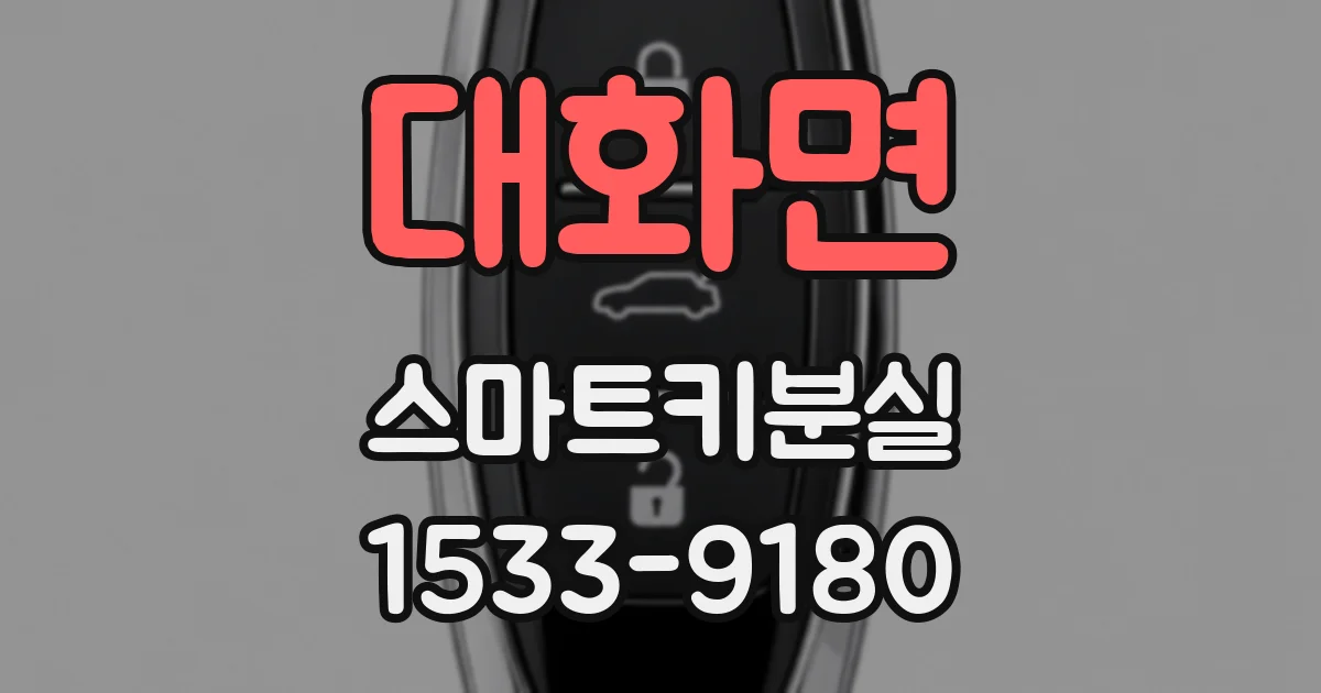 대화면 스마트키분실