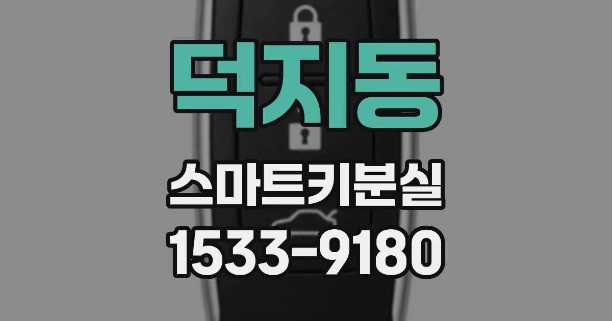 덕지동 스마트키분실