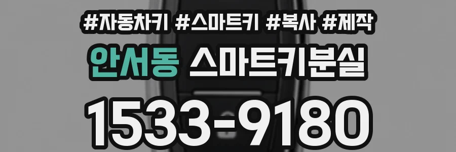 안서동 스마트키분실