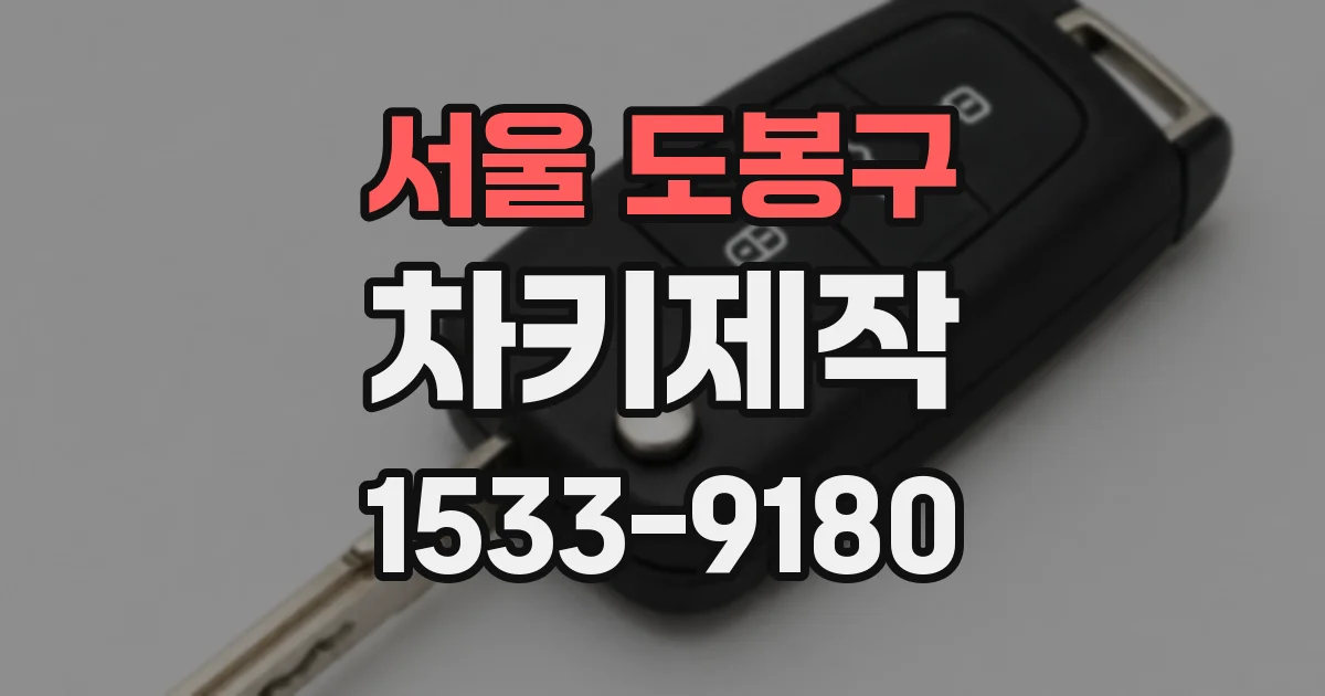 서울 도봉구 차키제작