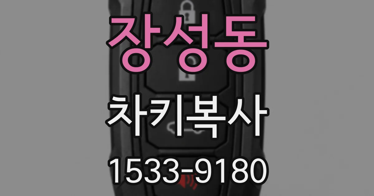 장성동 차키복사