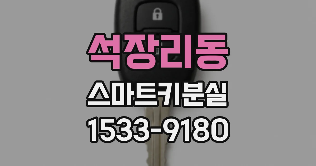 석장리동 스마트키분실