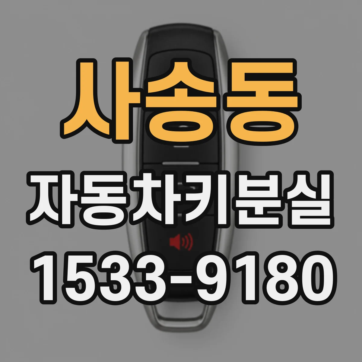 사송동 자동차키분실