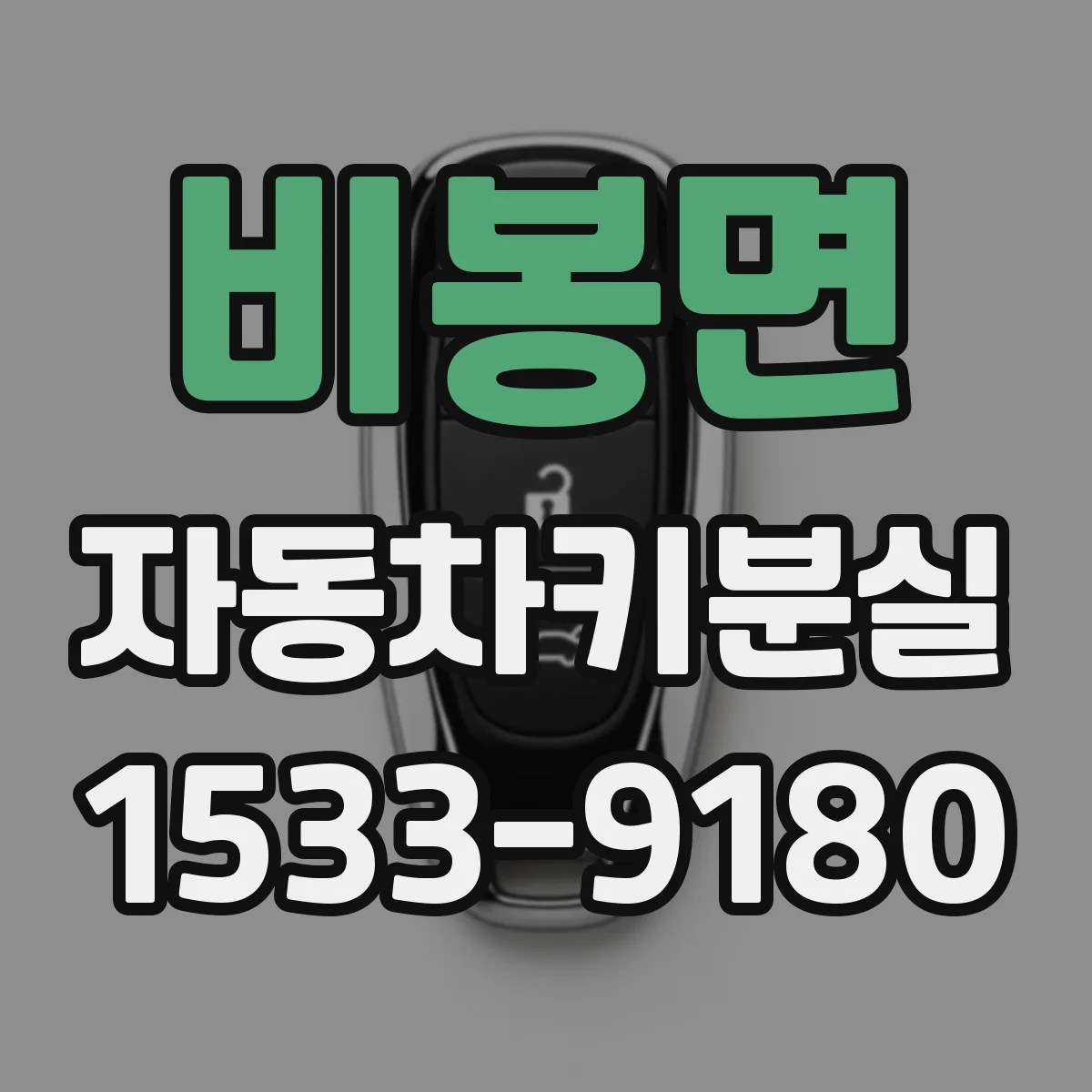 비봉면 자동차키분실
