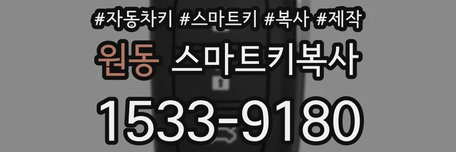 원동 스마트키복사