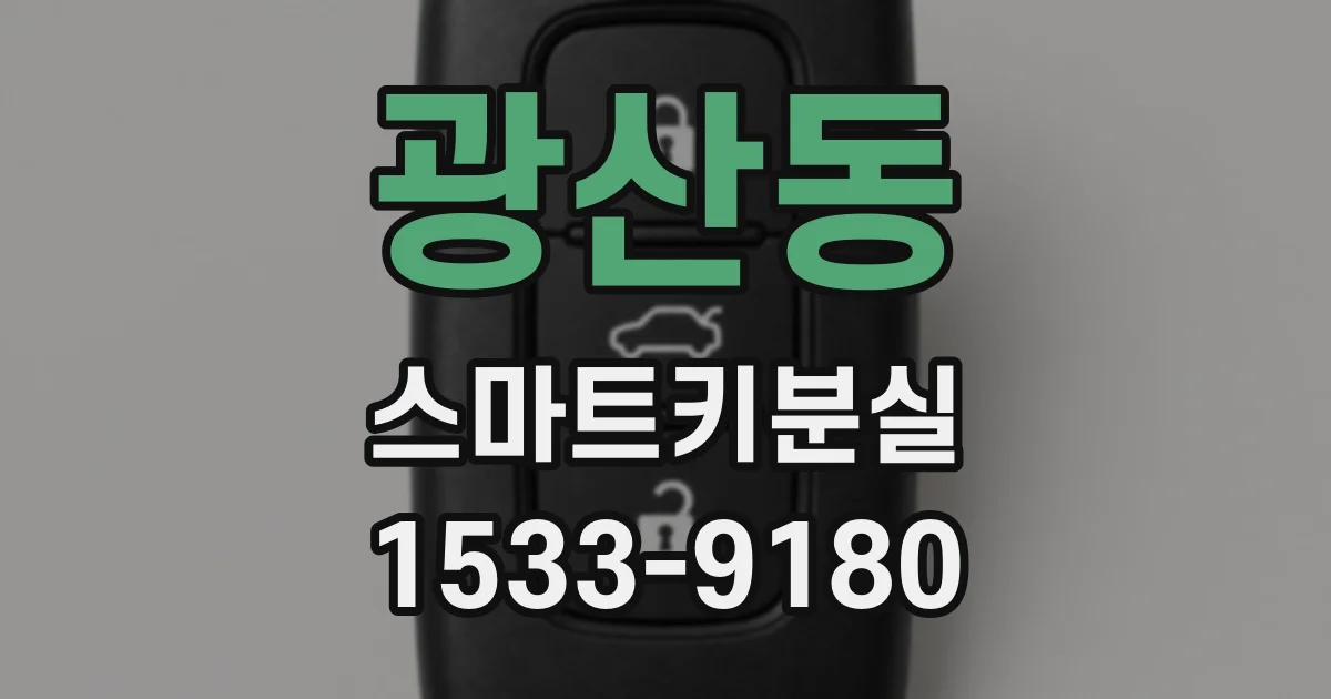광산동 스마트키분실
