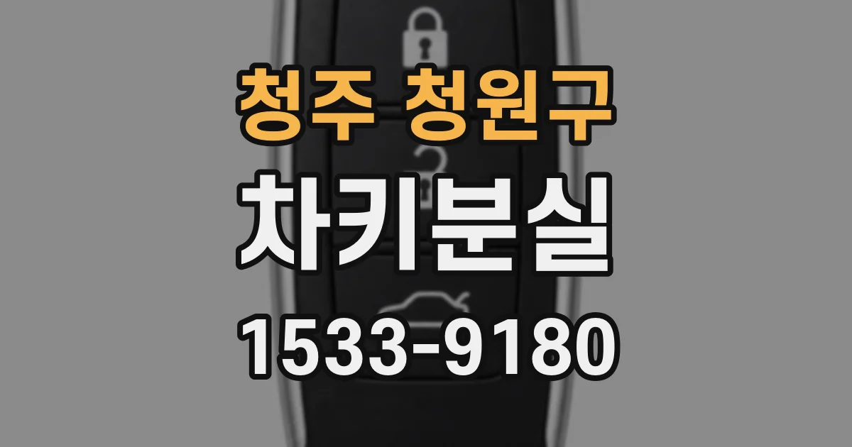 청주 청원구 차키분실