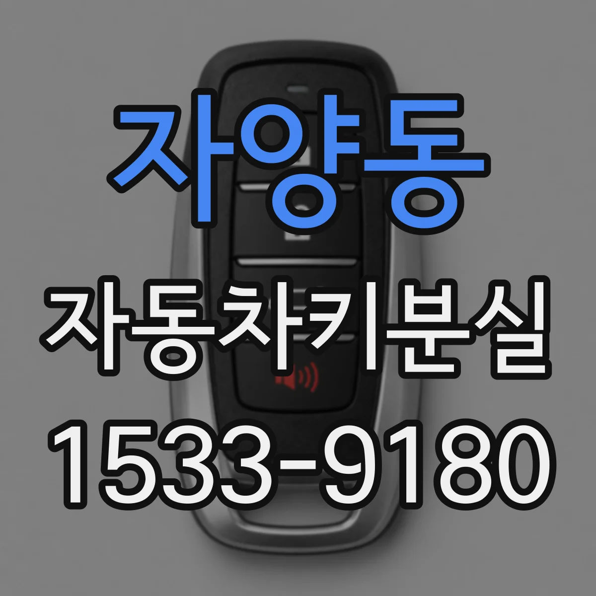 자양동 자동차키분실