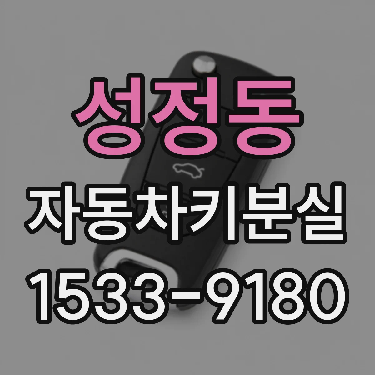 성정동 자동차키분실
