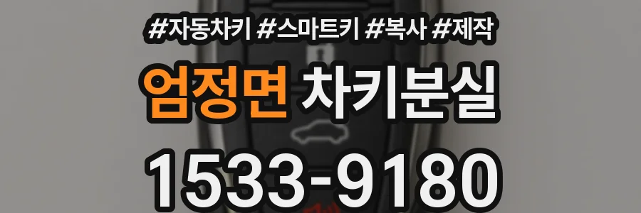 엄정면 차키분실