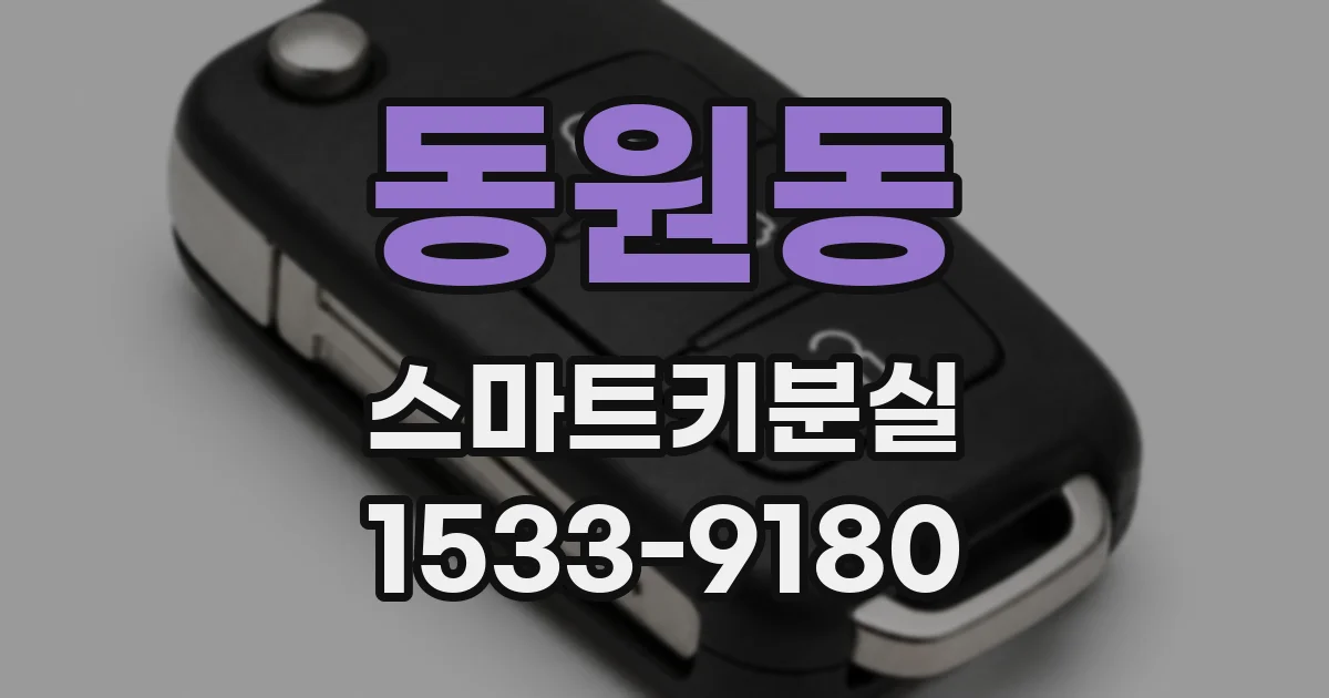 동원동 스마트키분실