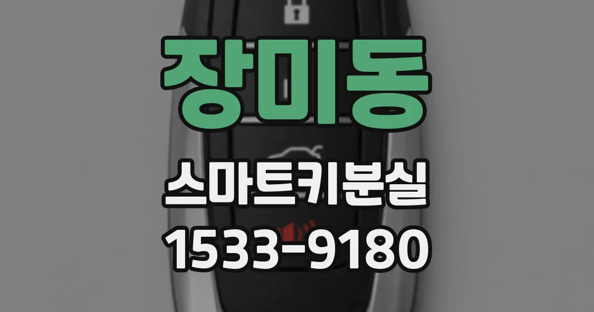 장미동 스마트키분실